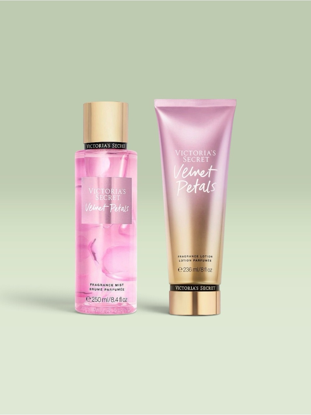 Victoria's Secret VELVET PETALS Fragrance Mist and Lotion